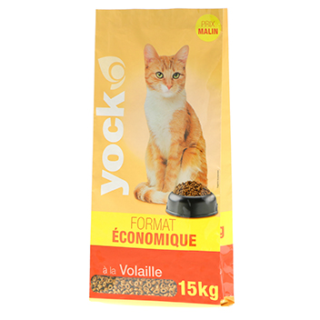 nourriture pour chat volaille format économique yock
