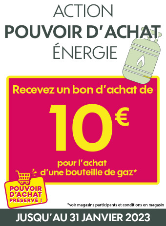 ACTION POUVOIR D'ACHAT ENERGIE - du 14/11/22 au 31/01/23